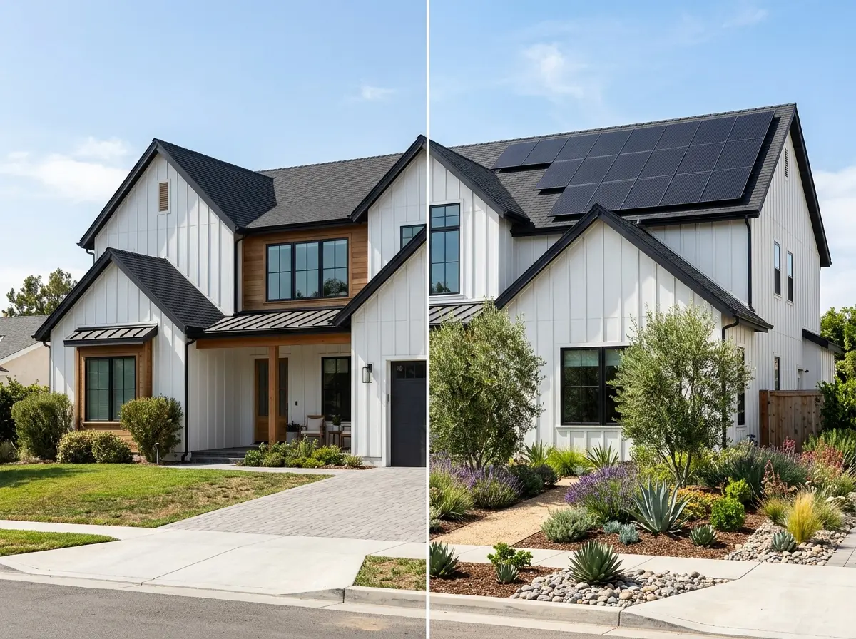 Completed roofing project